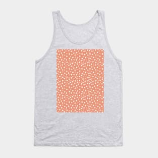 white polka dot print Tank Top